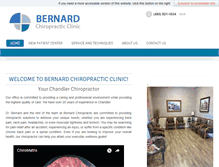 Tablet Screenshot of bernardchiro.com